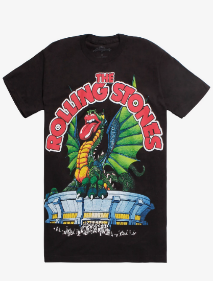 rolling stones dragon shirt